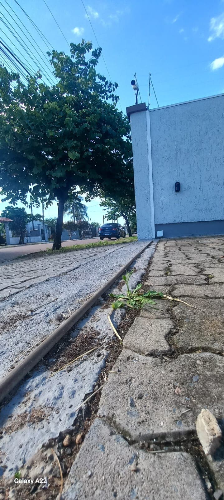 Foto conceitual da área de um portão eletrônico
